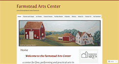 Desktop Screenshot of farmsteadartscenter.org