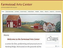 Tablet Screenshot of farmsteadartscenter.org